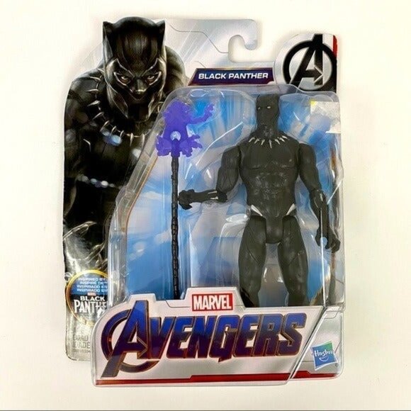 Marvel Avengers Black Panther Superhero Action Figure Toy 2018 Hasbro - Picture 1 of 9